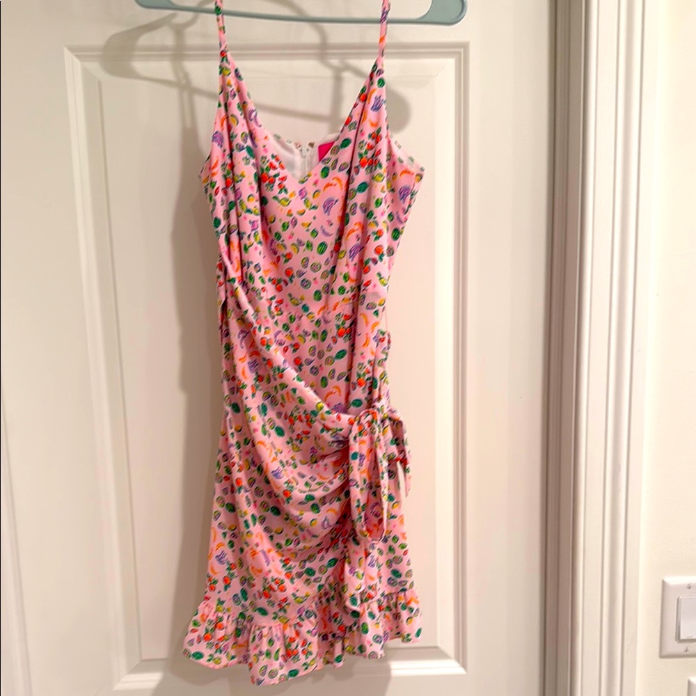 Lilly Pulitzer Pink and Green Patterned Dress